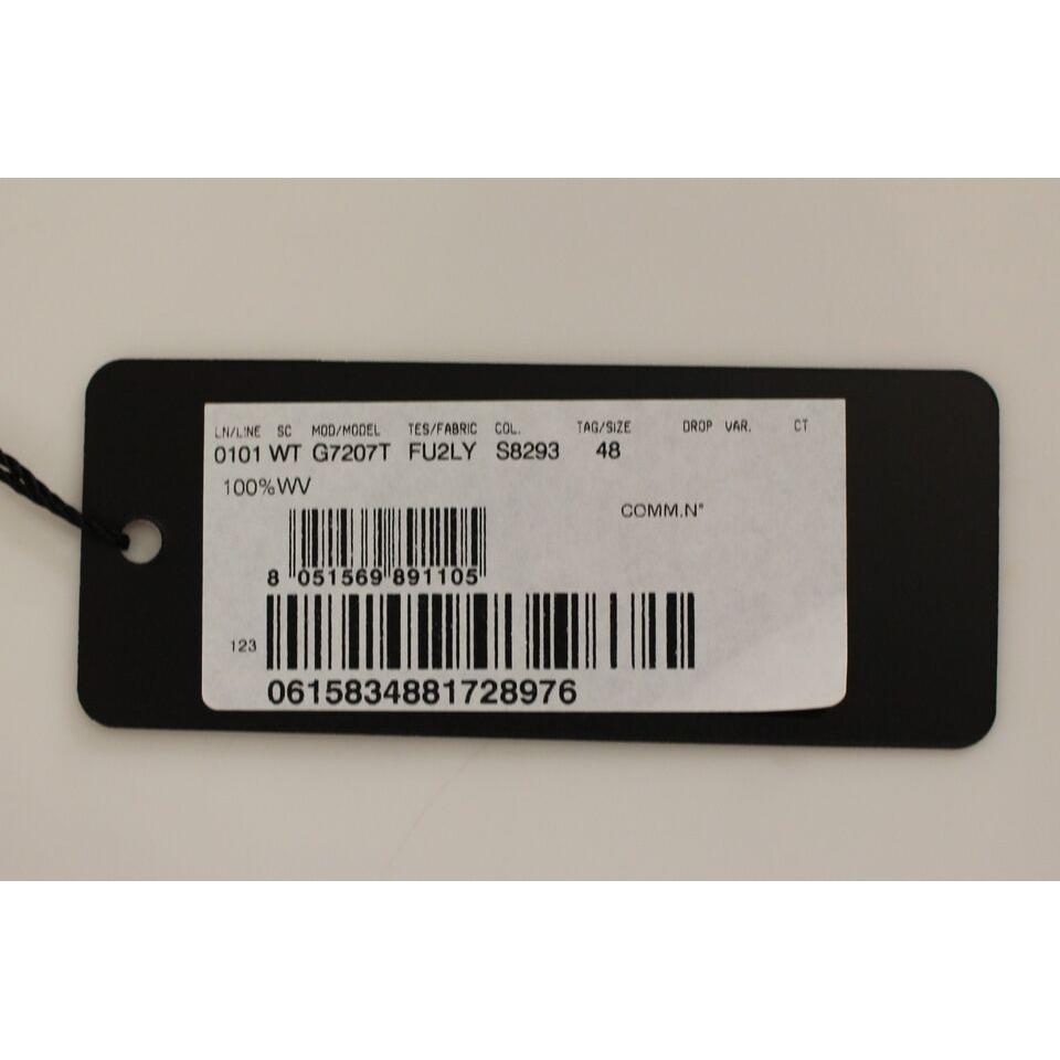 سترة أنيقة من الصوف باللون الرمادي من دولتشي آند غابانا