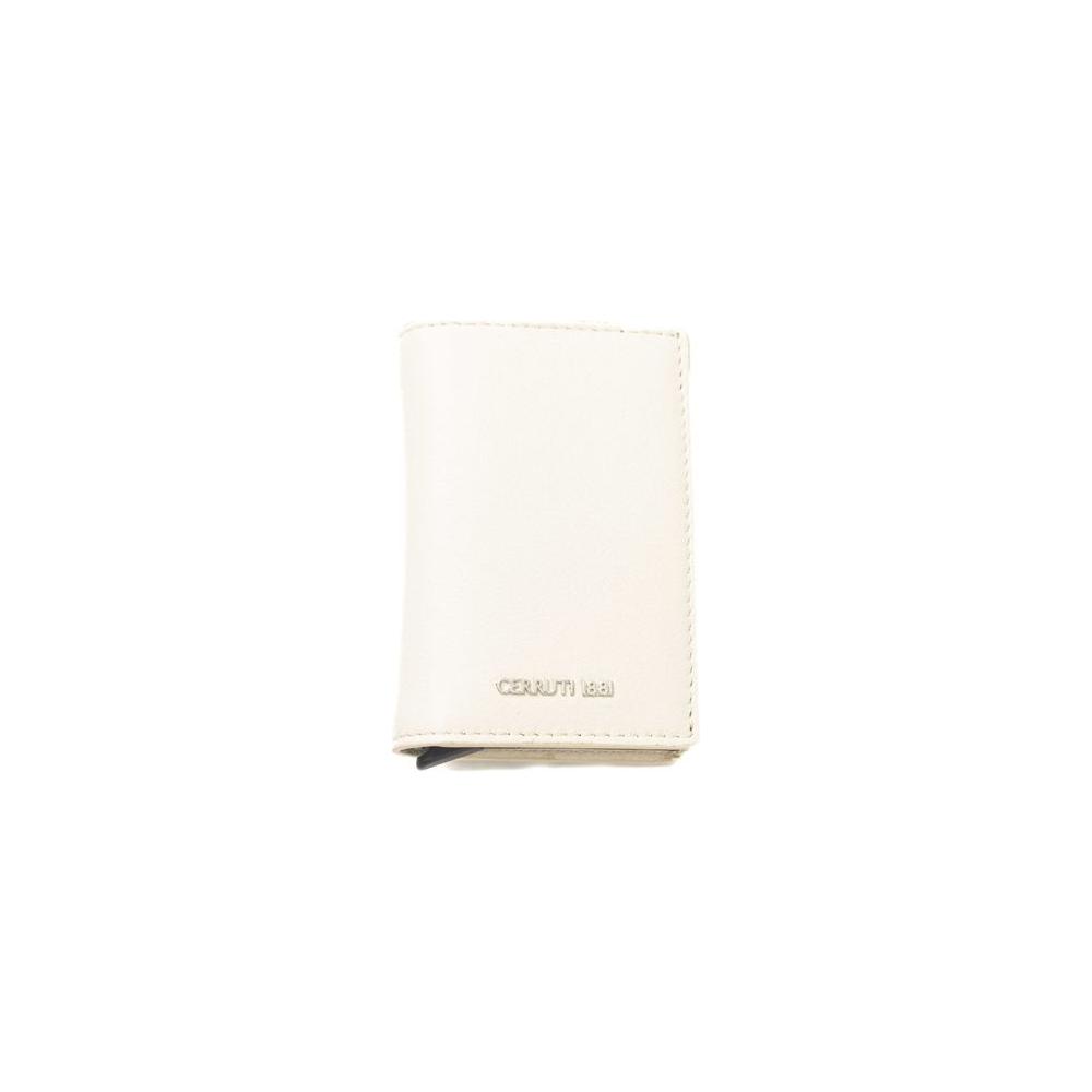 Cerruti 1881 Beige Calfskin Men Wallet