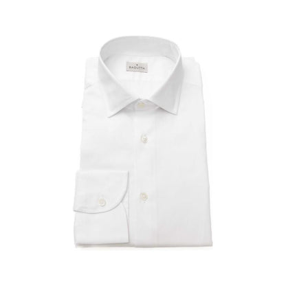 Bagutta White Cotton Men's Shirt