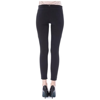 BYBLOS Black Polyester Women Skinny Pant