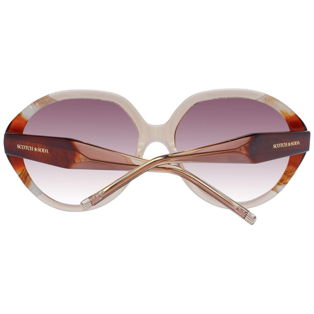 Scotch & Soda Brown Acetate Sunglasses