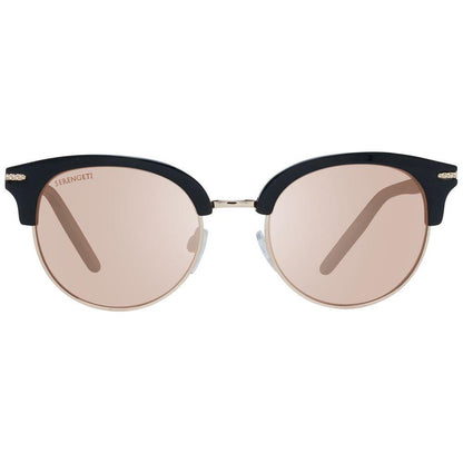 Serengeti Black Acetate & Metal Sunglasses