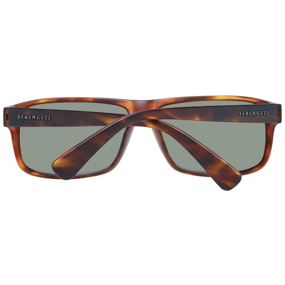 Serengeti Brown Plastic Sunglasses