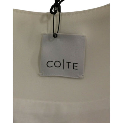 CO|TE White Robot shift dress
