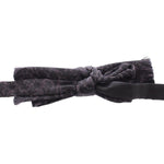 Dolce & Gabbana Gray Black Wool Bow Tie MOM24152