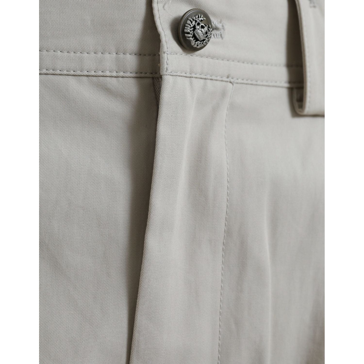 بنطلون عصري ضيق بخصر مرتفع من دولتشي آند غابانا - بيج