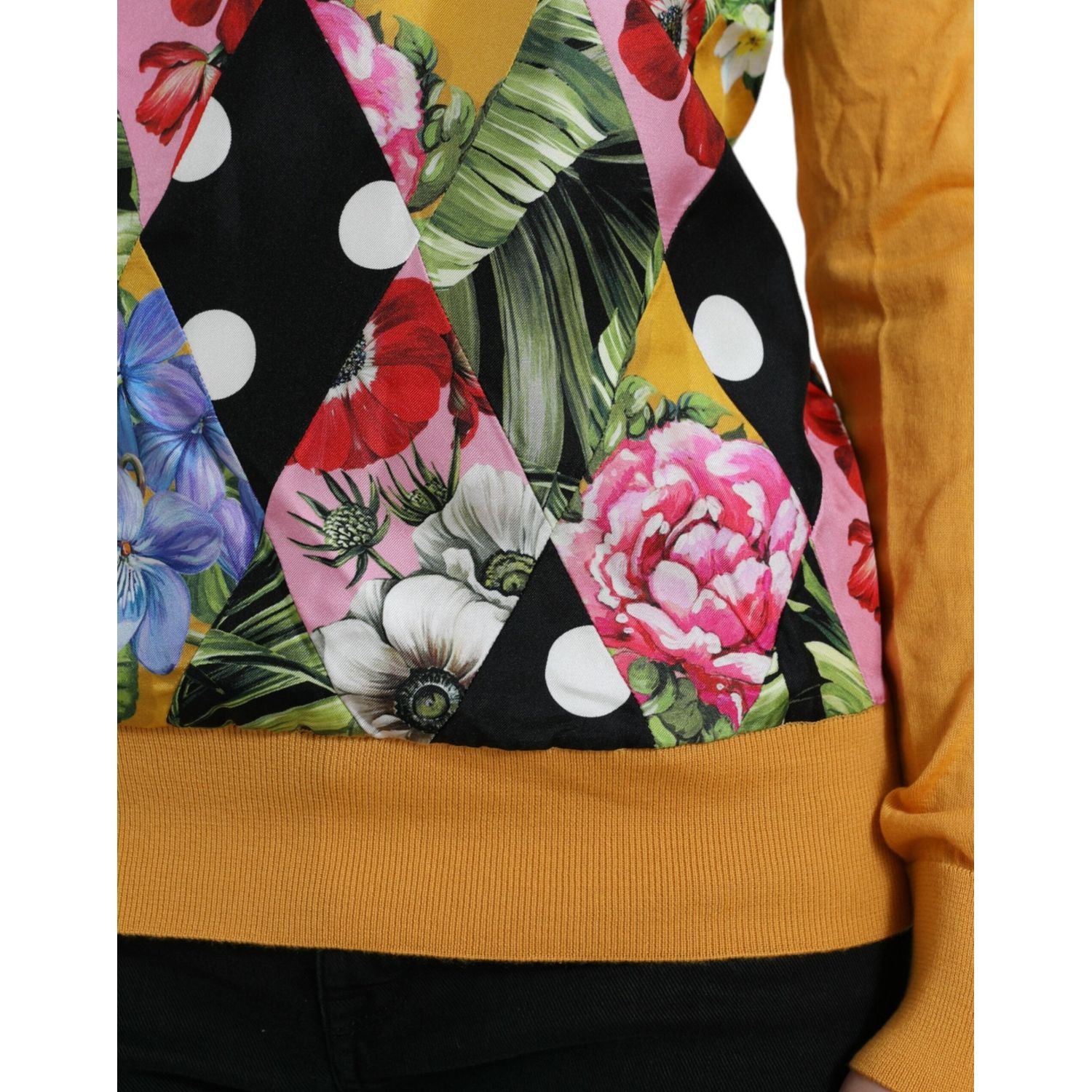 سترة هنلي من الحرير المخلوط بتصميم أنيق من دولتشي آند غابانا