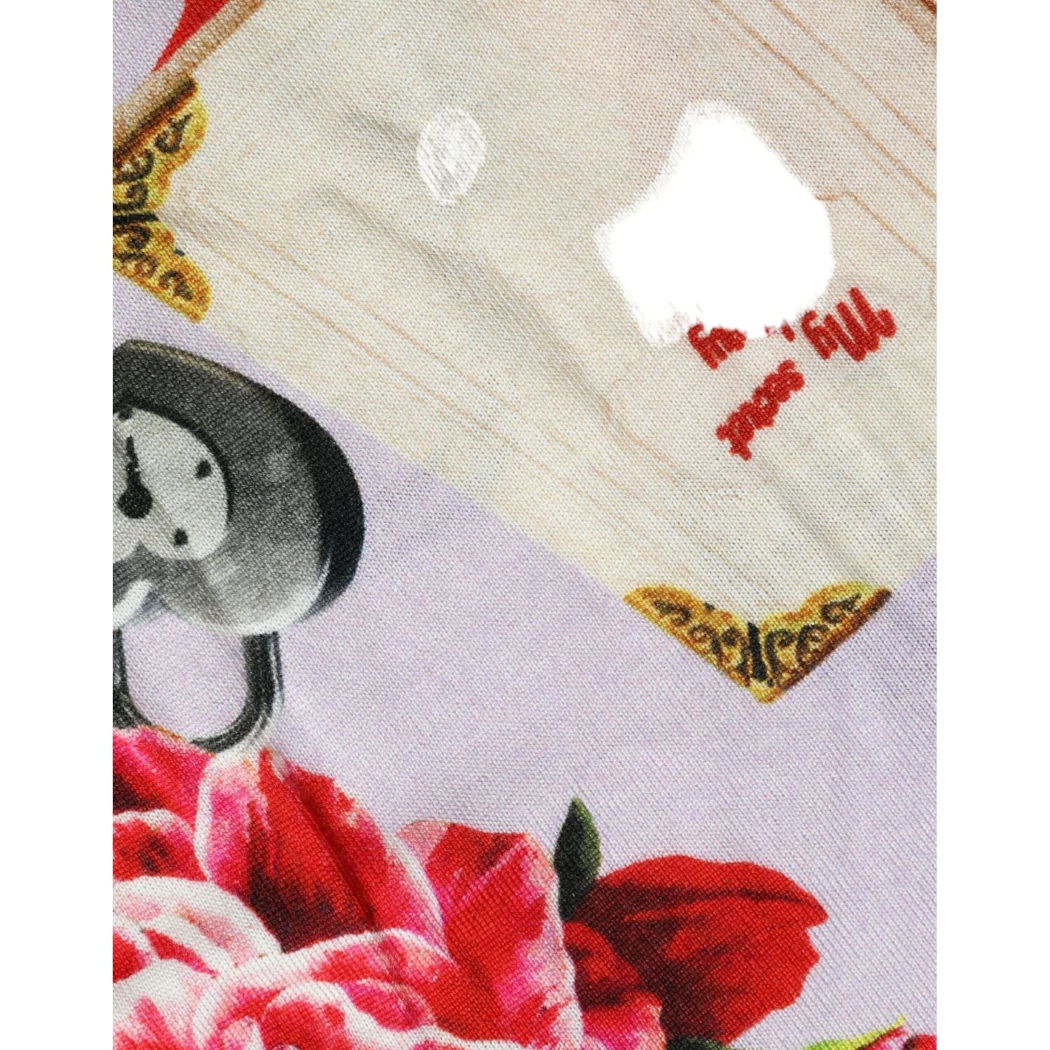 توب دولتشي آند غابانا الأنيق المصنوع من مزيج الكشمير والحرير