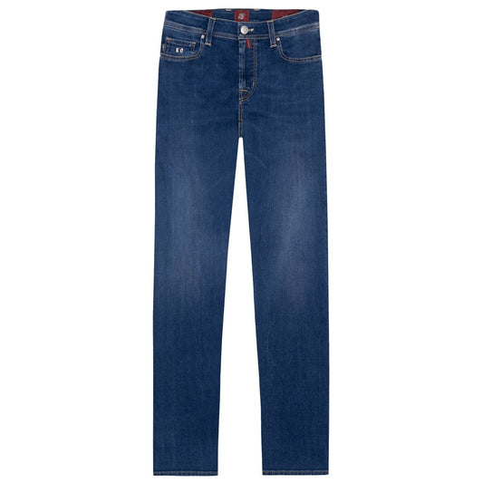 Tramarossa Blue Cotton Jeans Denim