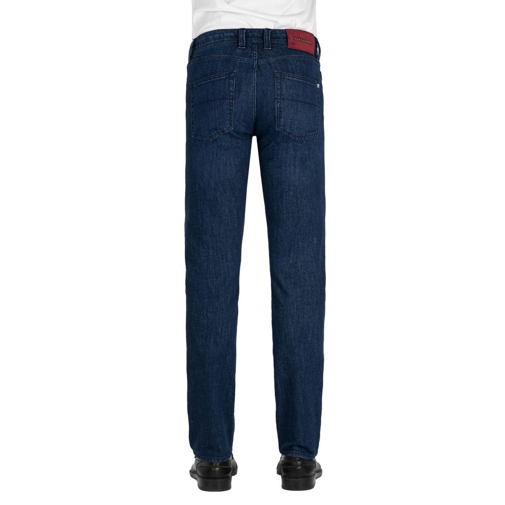 Tramarossa Blue Cotton Jeans Denim