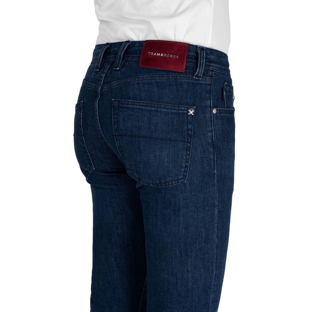 Tramarossa Blue Cotton Jeans Denim