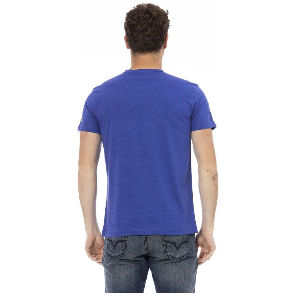Trussardi Action Blue Cotton Men's T-Shirt