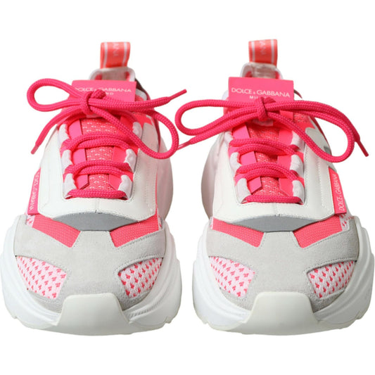 Dolce & Gabbana Multicolor Daymaster Chunky Sneakers Dolce & Gabbana Light Gray
