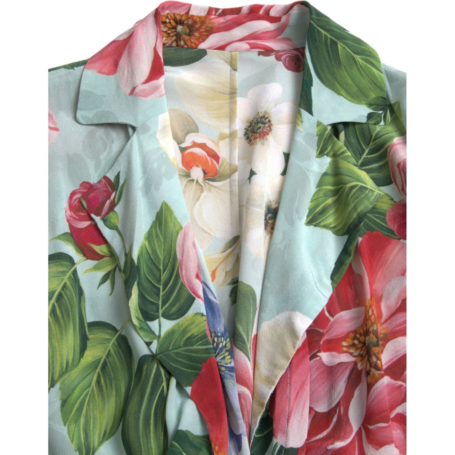 جمبسوت من الحرير المزهر الأنيق من دولتشي آند غابانا