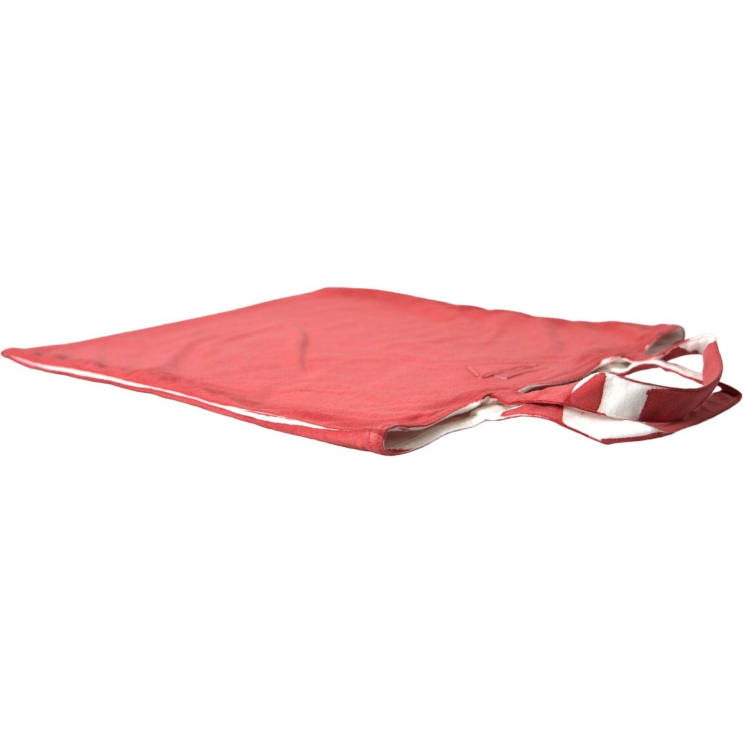 别致的红白布手提包