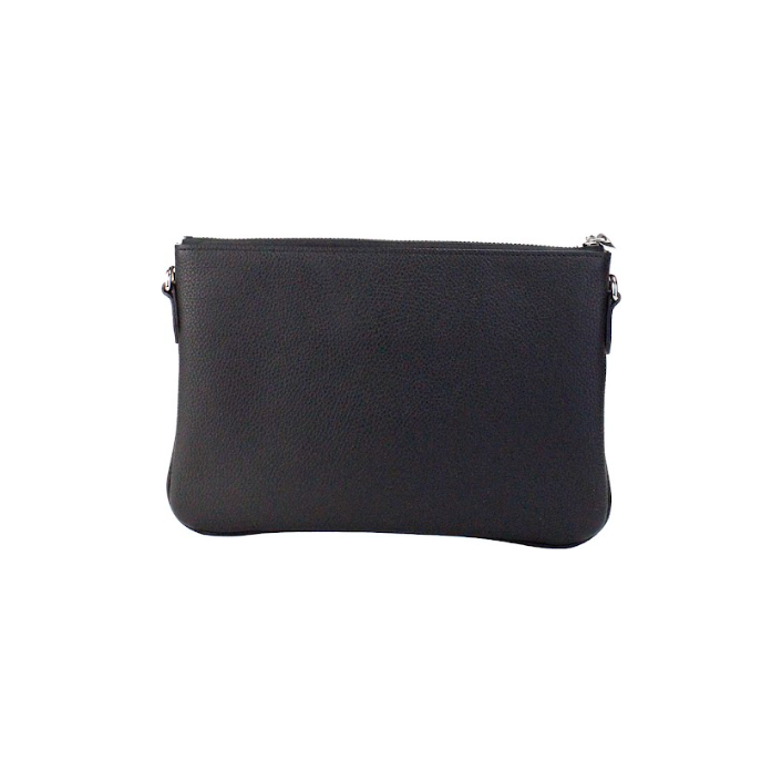 Peyton Monogram 黑色皮革斜挎包钱包