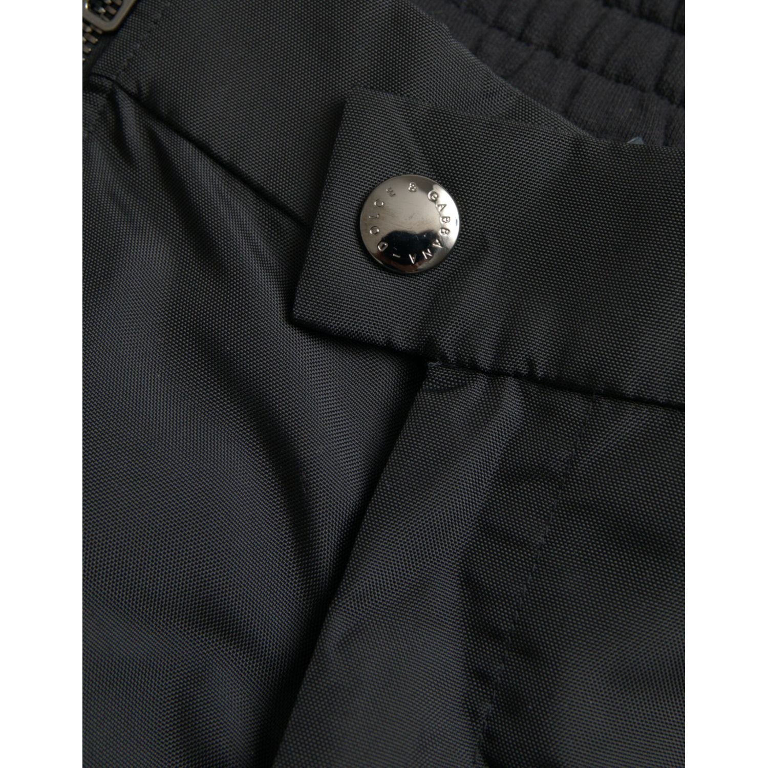 بنطلون ضيق من مزيج القطن باللون الأسود من دولتشي آند غابانا