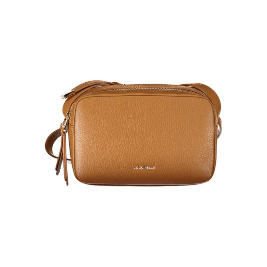 Coccinelle Brown Leather Handbag Coccinelle Sienna