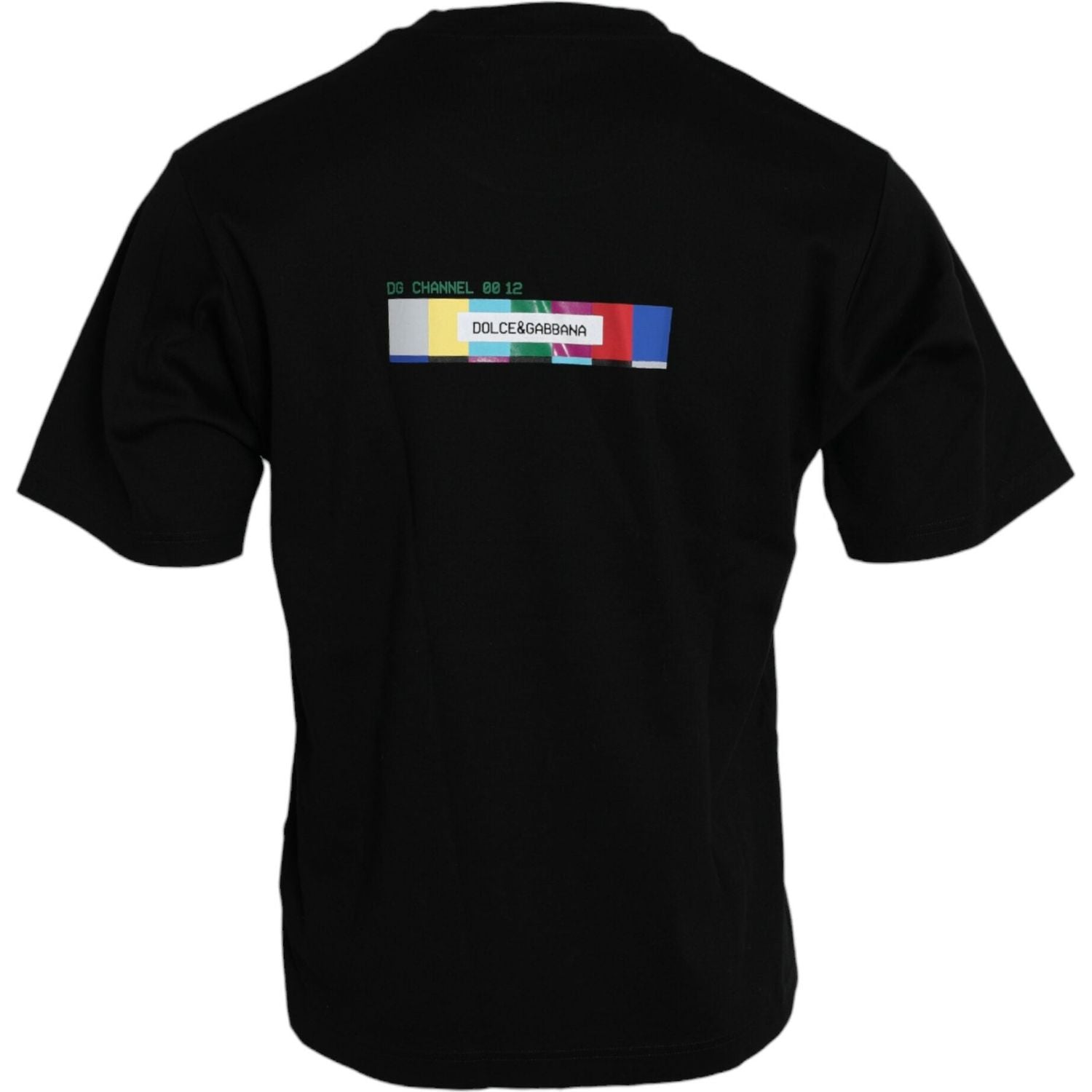 تي شيرت Dolce &amp; Gabbana Black With Love Always Crew Neck Top