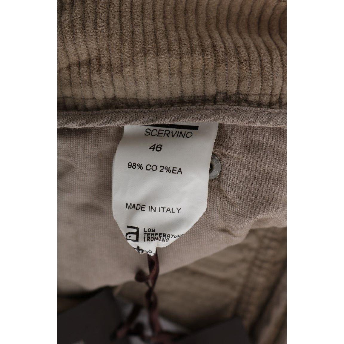 بنطلون إيرمانو شيرفينو لوكس باللون البيج