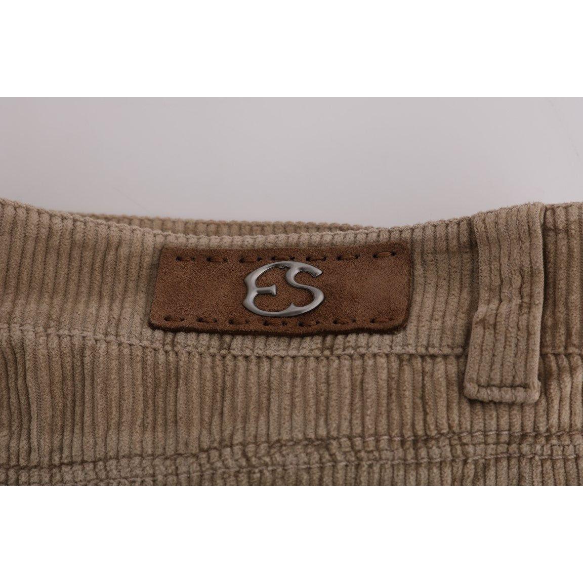 بنطلون إيرمانو شيرفينو لوكس باللون البيج