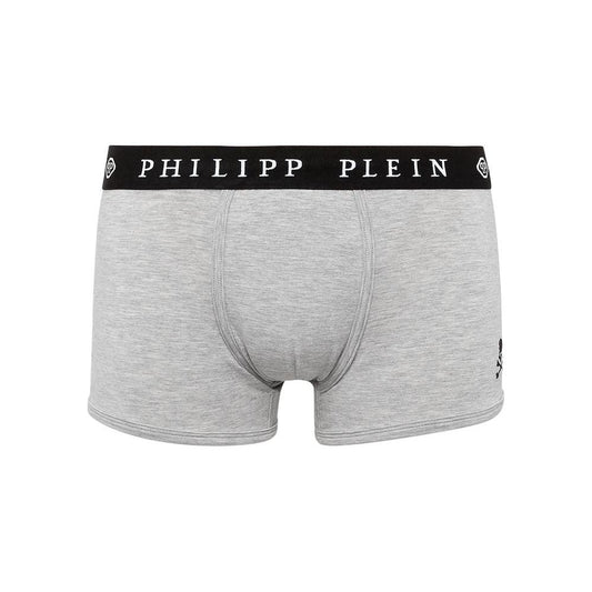 Philipp Plein Brown Cotton Men Boxer Pack PH-9277-M