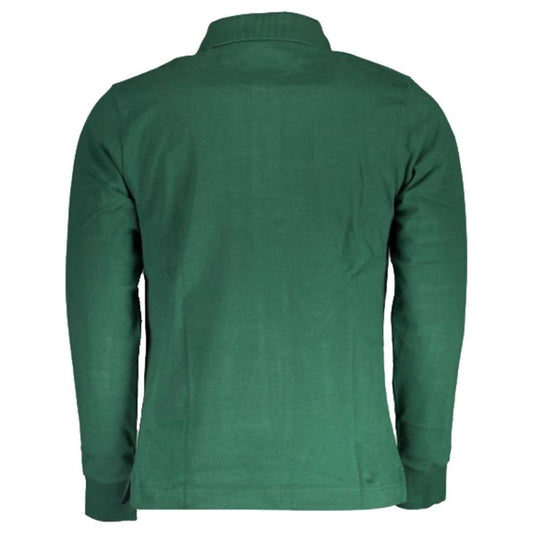 La Martina Elegant Long-Sleeved Jersey Polo La Martina Dark Slate Gray