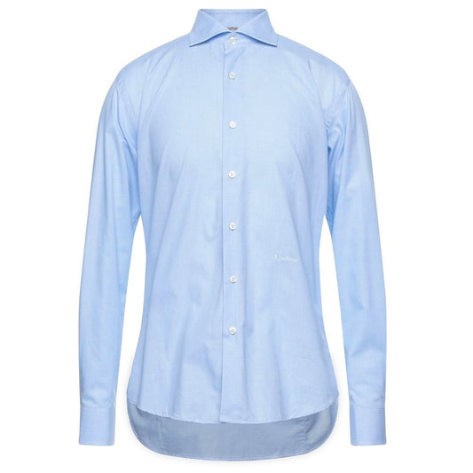Aquascutum Blue Cotton Shirt