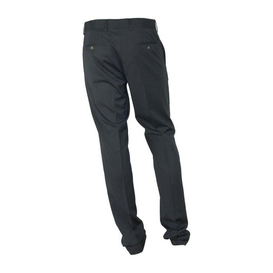 Made in Italy Elegant Italian Gray Trousers MI-3201-IT46 | S