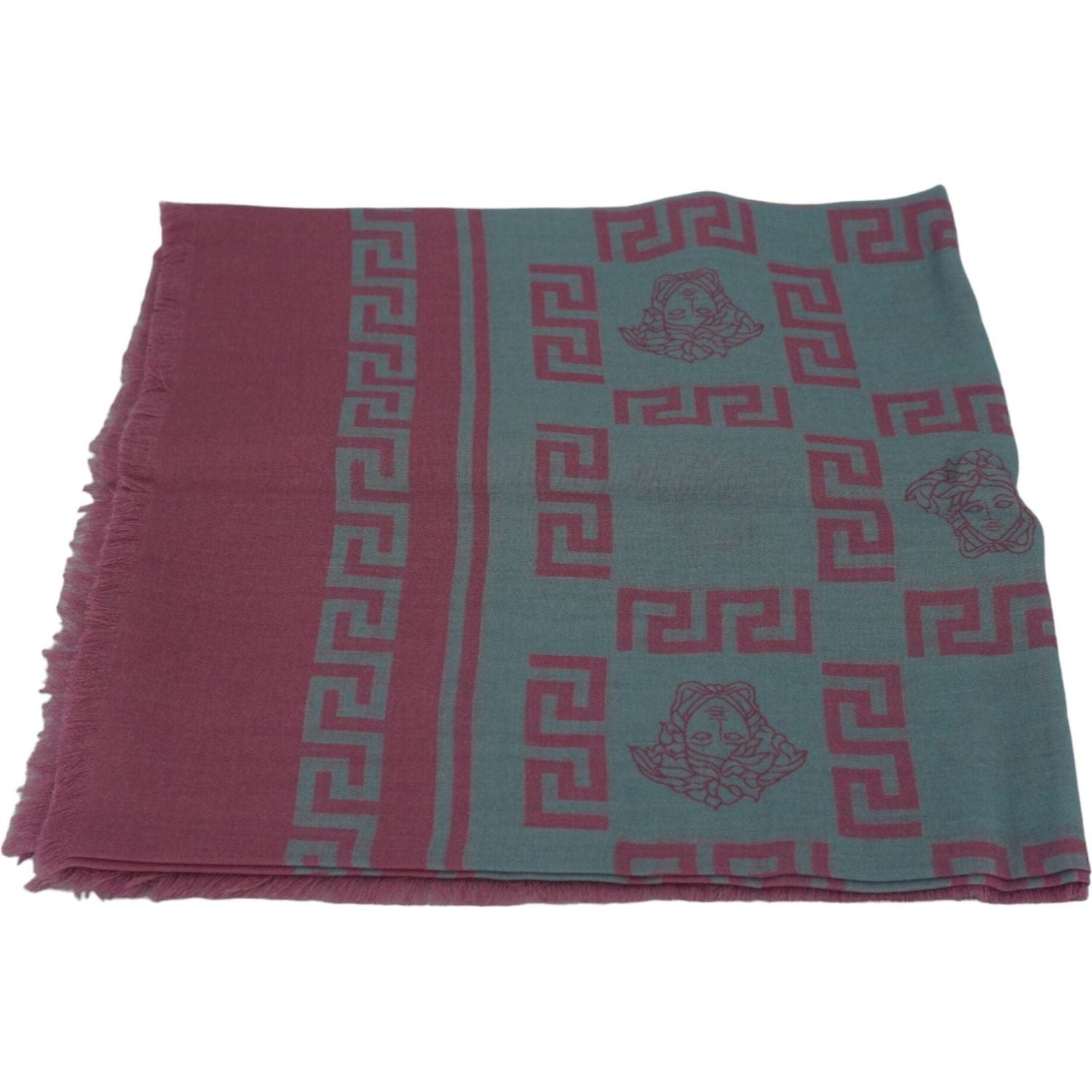 浅粉色 MD 和羊绒美杜莎围巾