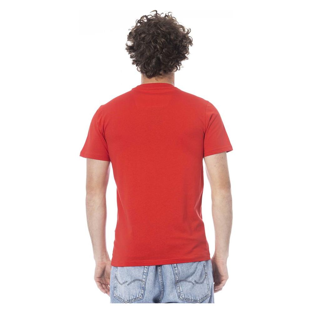 Cavalli Class Red Cotton T-Shirt