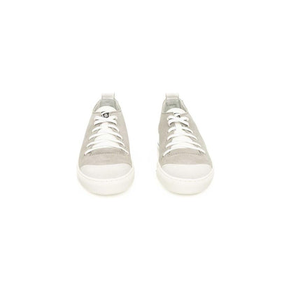 Cerruti 1881 Gray Cowhide Men Sneaker