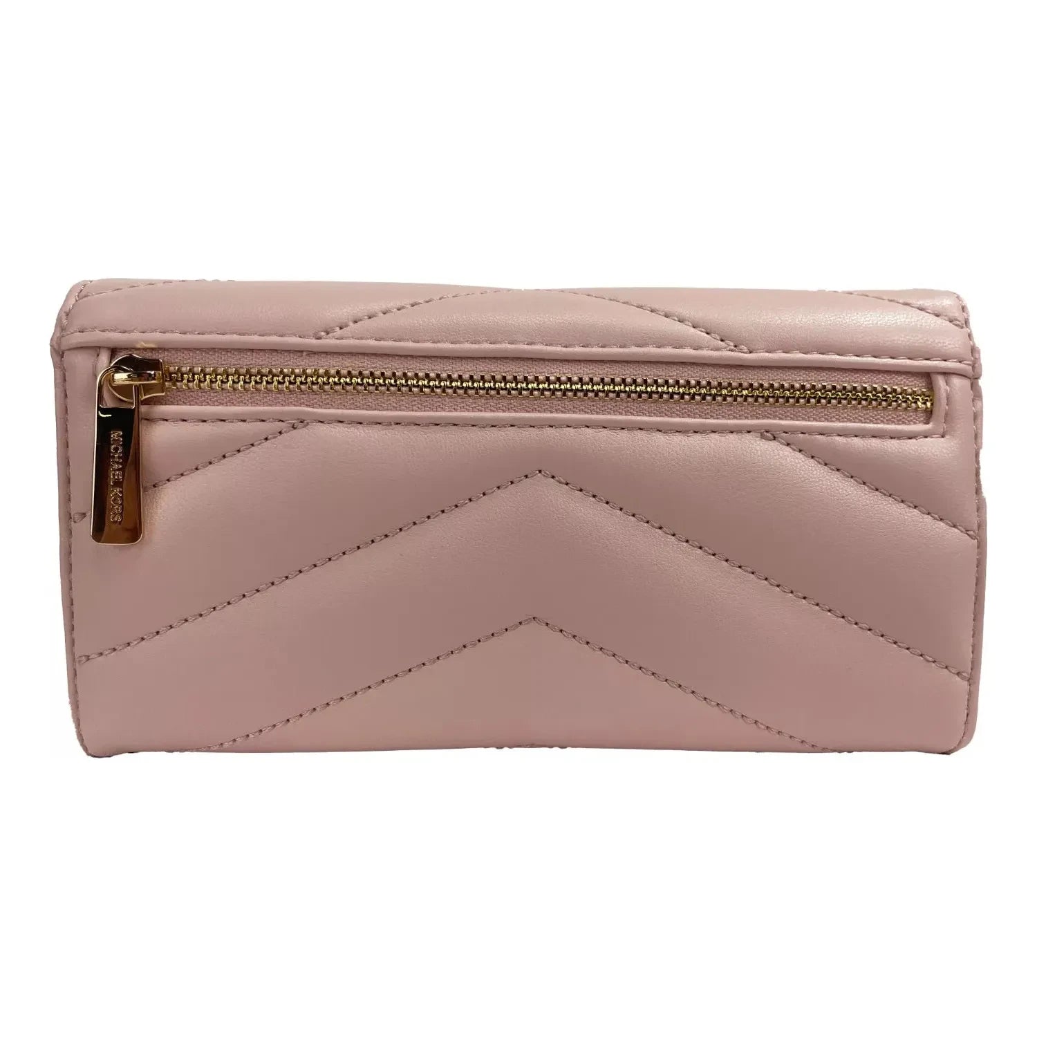 Jet Set Travel 大号绗缝皮革三折钱包 腮红粉