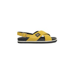 Cerruti 1881 Yellow Calfskin Women Sandal CE-24529-EU38/US8