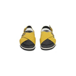 Cerruti 1881 Yellow Calfskin Women Sandal CE-24529-EU38/US8