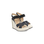 Cerruti 1881 Blue Calfskin Women Sandal