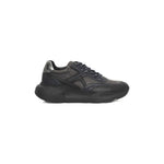 Cerruti 1881 Blue Cowhide Men Sneaker