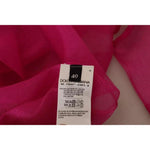 Dolce & Gabbana Fuchsia Polyester Crewneck Pullover Sweater Dolce & Gabbana Brown