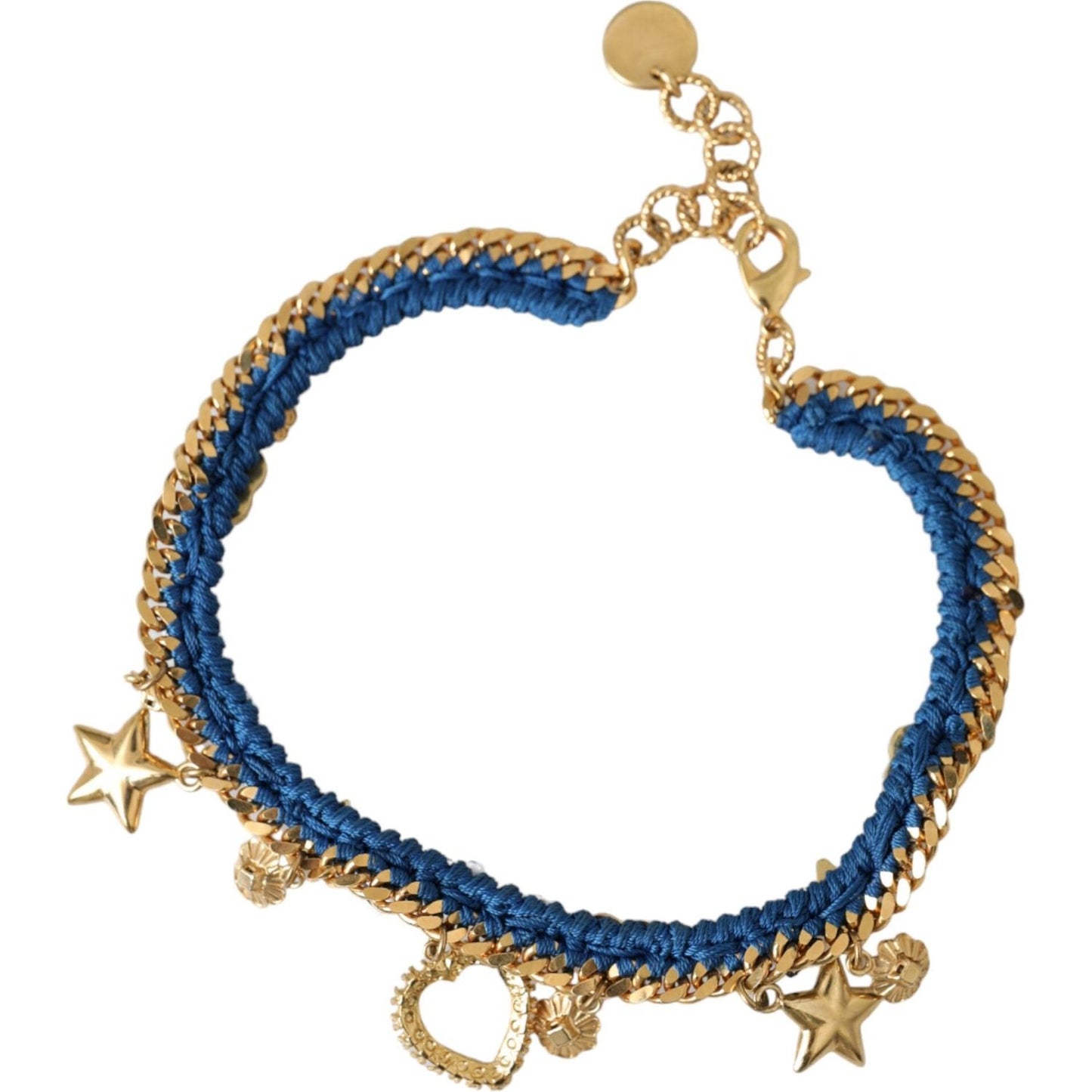 Dolce & Gabbana Gold Tone Brass Chain Iam The Star Bracelet Bracelet
