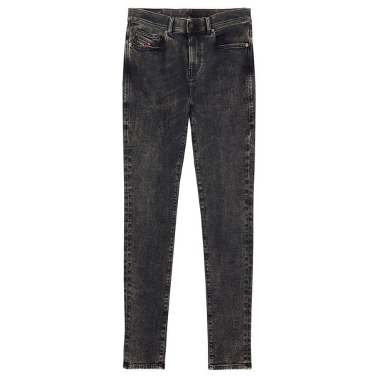 Diesel Black Cotton Jeans & Pant Diesel Dark Slate Gray