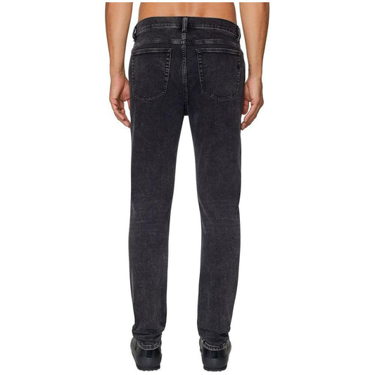 Diesel Black Cotton Jeans & Pant Diesel Dark Slate Gray