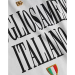 Dolce & Gabbana White Logo Cotton Round Neck Short Sleeves T-shirt TSH84589-50