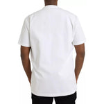 Dolce & Gabbana White Logo Embossed Cotton Crewneck T-shirt TSH84884-56