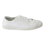 Dolce & Gabbana White Saint Tropez Lace Up Men Sneakers Men Shoes MV3593-44