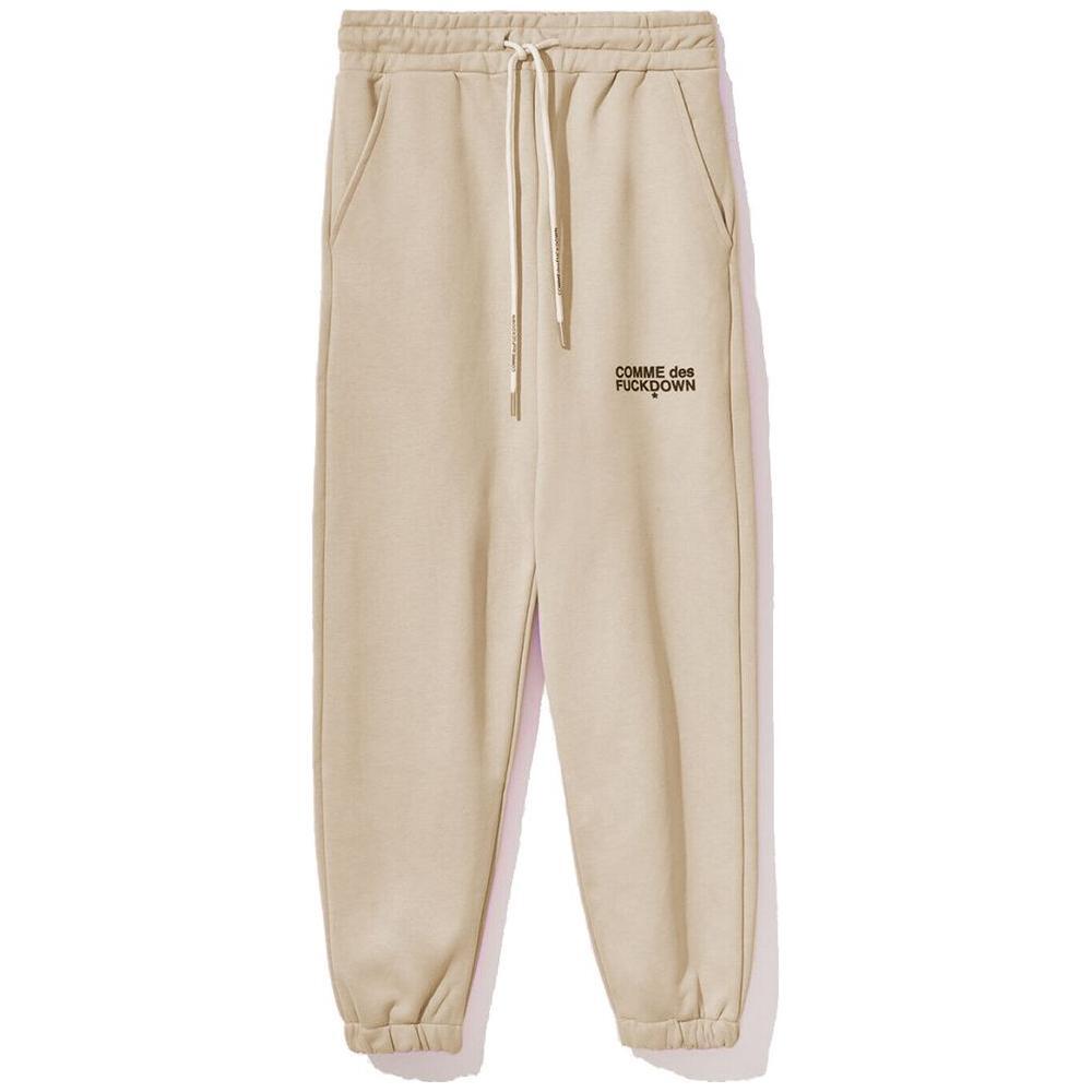 Comme Des Fuckdown Beige Cotton Pant