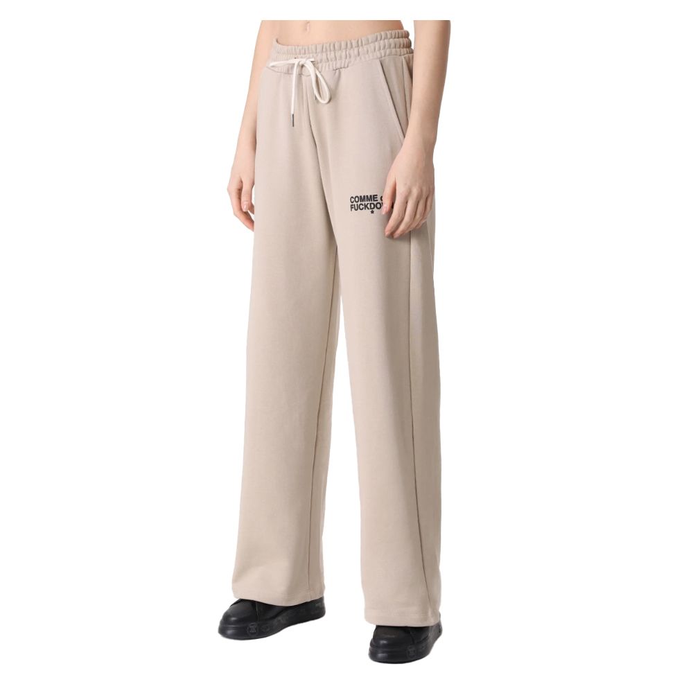 Comme Des Fuckdown Beige Cotton Pant
