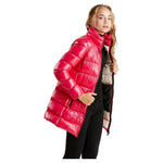 Refrigiwear Fuchsia Shimmer Long Down Jacket RE-11313-S