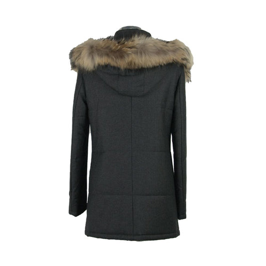 Made in Italy Elegant Italian Wool-Cashmere Blend Jacket LO-1060-IT46 | S