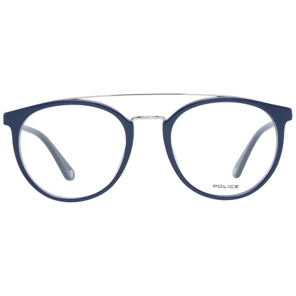 Police Blue Men Glasses Frame