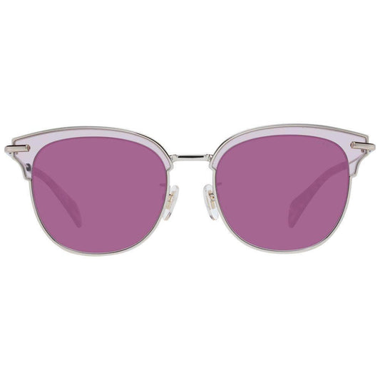 Police Burgundy Women Sunglasses with gradient butterfly lenses and metal-plastic frame, 100% UVA & UVB protection.